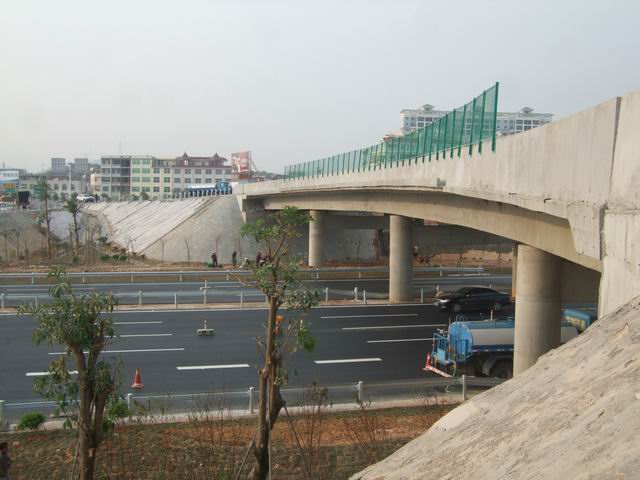 莆田段擴(kuò)建工程PA4標(biāo)仙游互通A匝道橋橋梁加固檢測